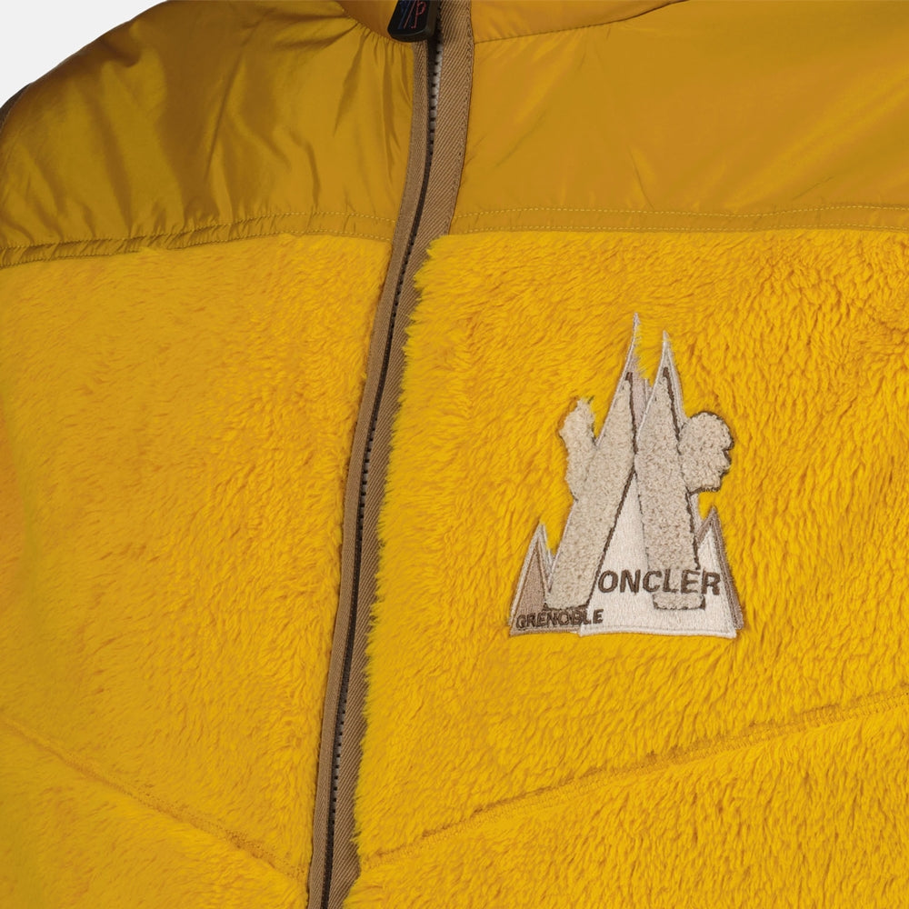 Vestes Veste sans manches Moncler Grenoble Jaune Homme
