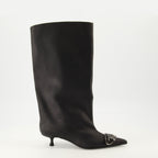 Imagem da bota D-Venus preta da Diesel para Mulheres - Outono-Inverno 2025 - Vista lateral direita