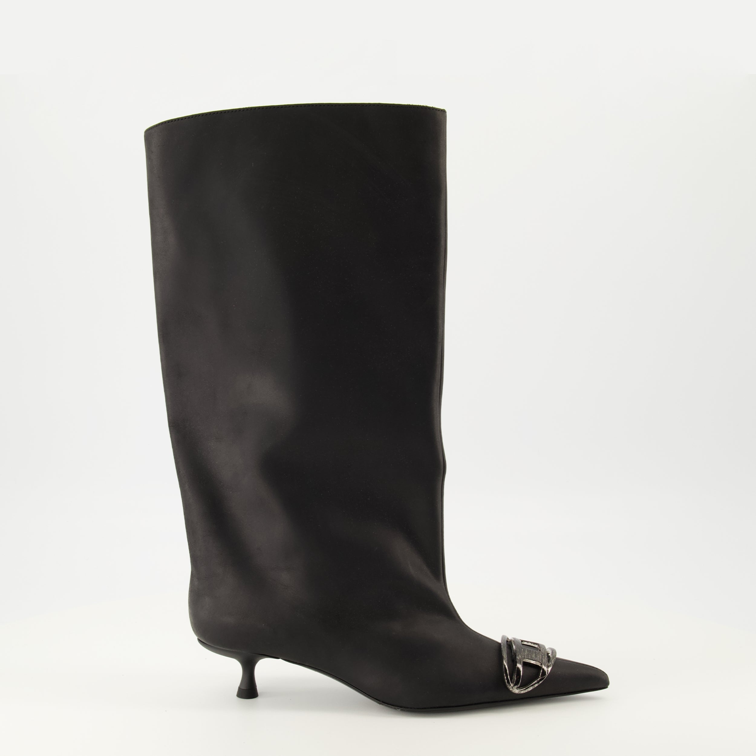 Image de l'article Bottes D-Venus noir de la marque Diesel pour Femme - Saison Automne-Hiver 2025 - Vue latérale droite