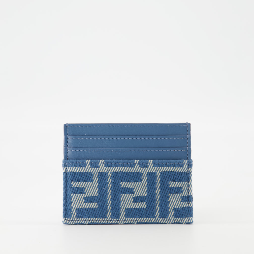 Petite maroquinerie Porte-cartes Baguette Fendi Bleu Femme