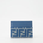 Petite maroquinerie Porte-cartes Baguette Fendi Bleu Femme