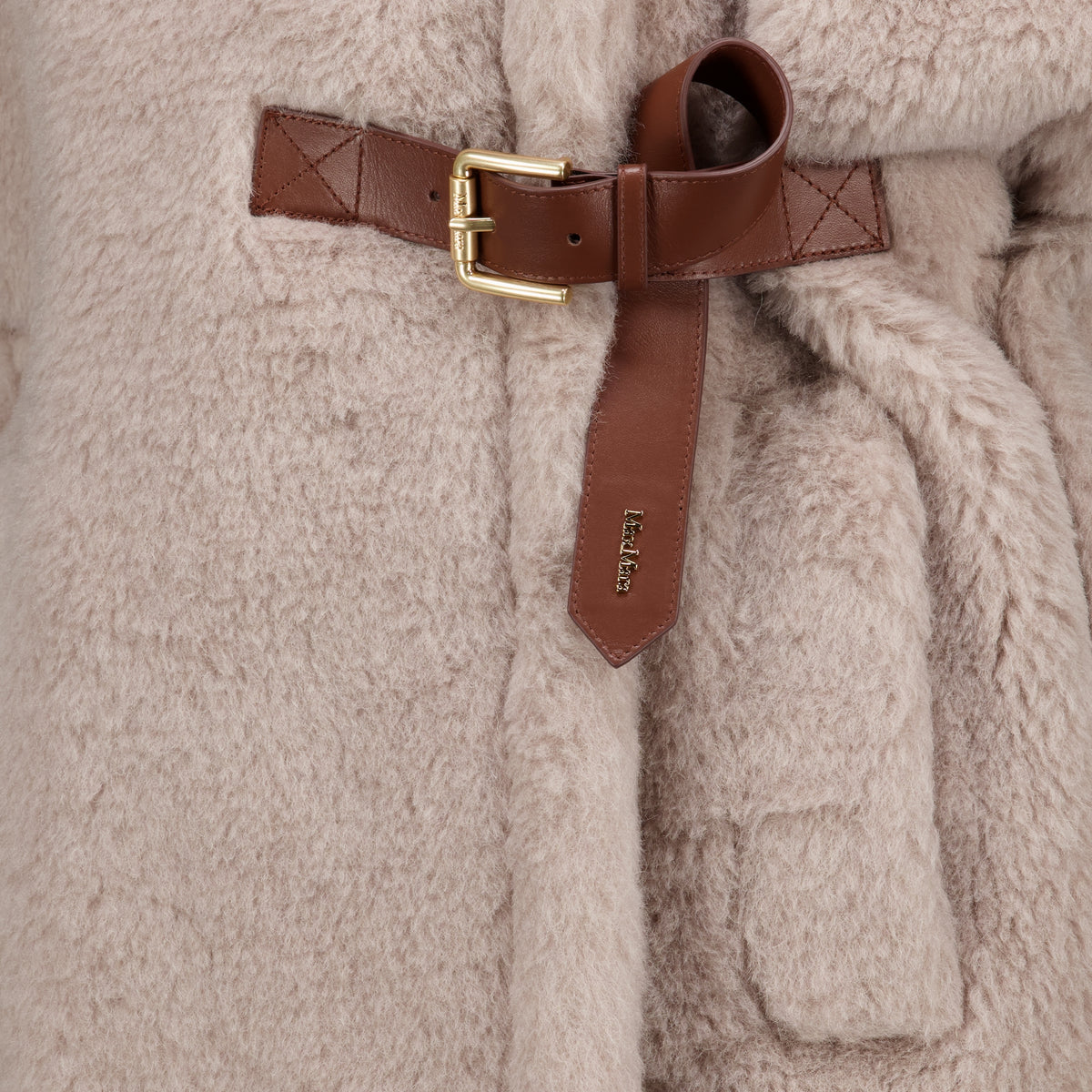 Vestes Cape en teddy beige Max Mara Beige Femme