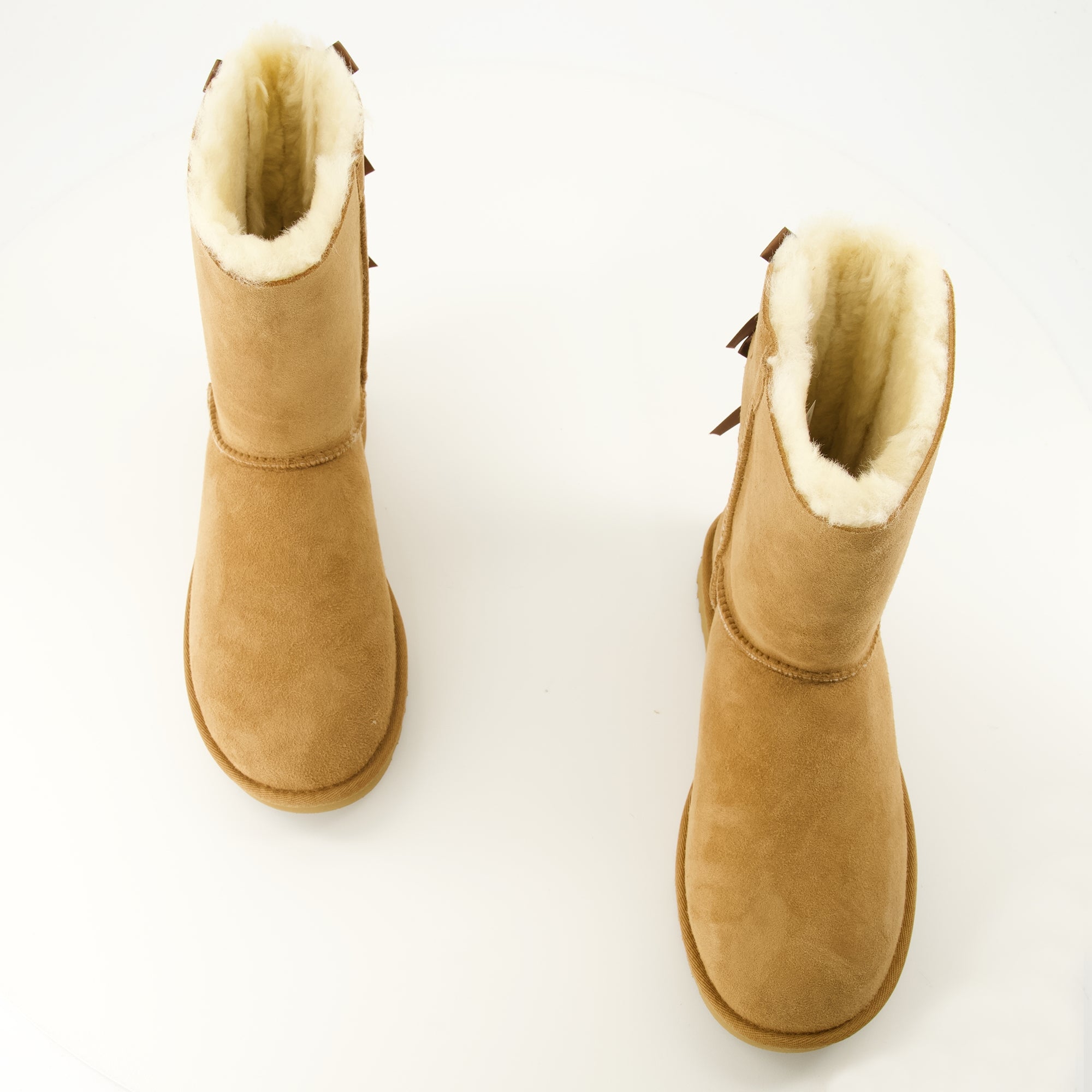 Bottes Bailey Bow II braune Stiefel Ugg Marron Femme
