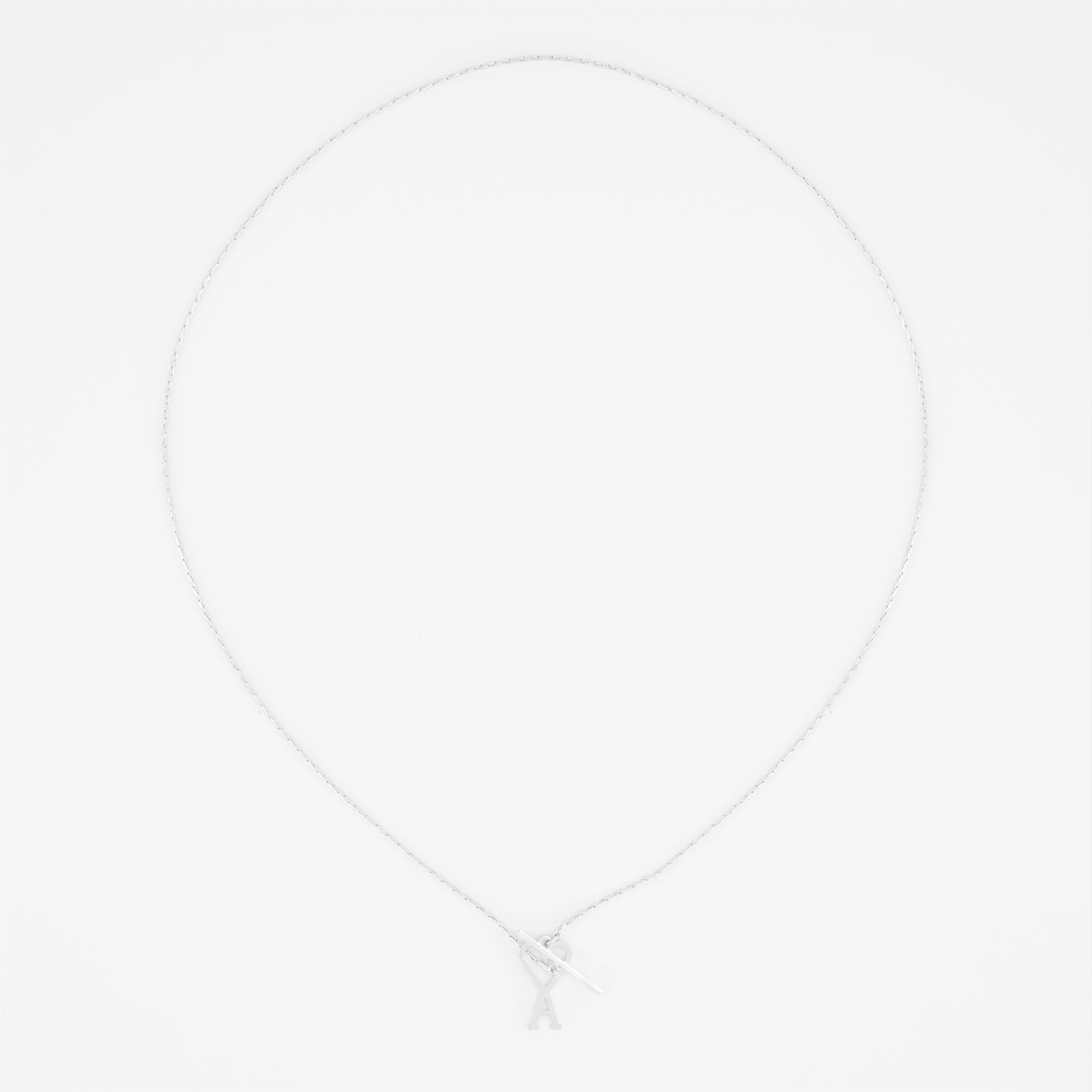 Image de l'article Collier AMI de coeur argenté de la marque Ami PARIS pour Unisex - Saison Printemps-Été 2026 - Vue de Dos