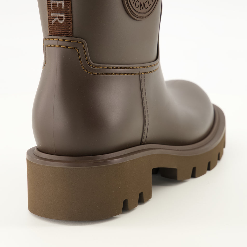 Bottines Botas Chelsea Marrón Kickstream Moncler Marron Femme
