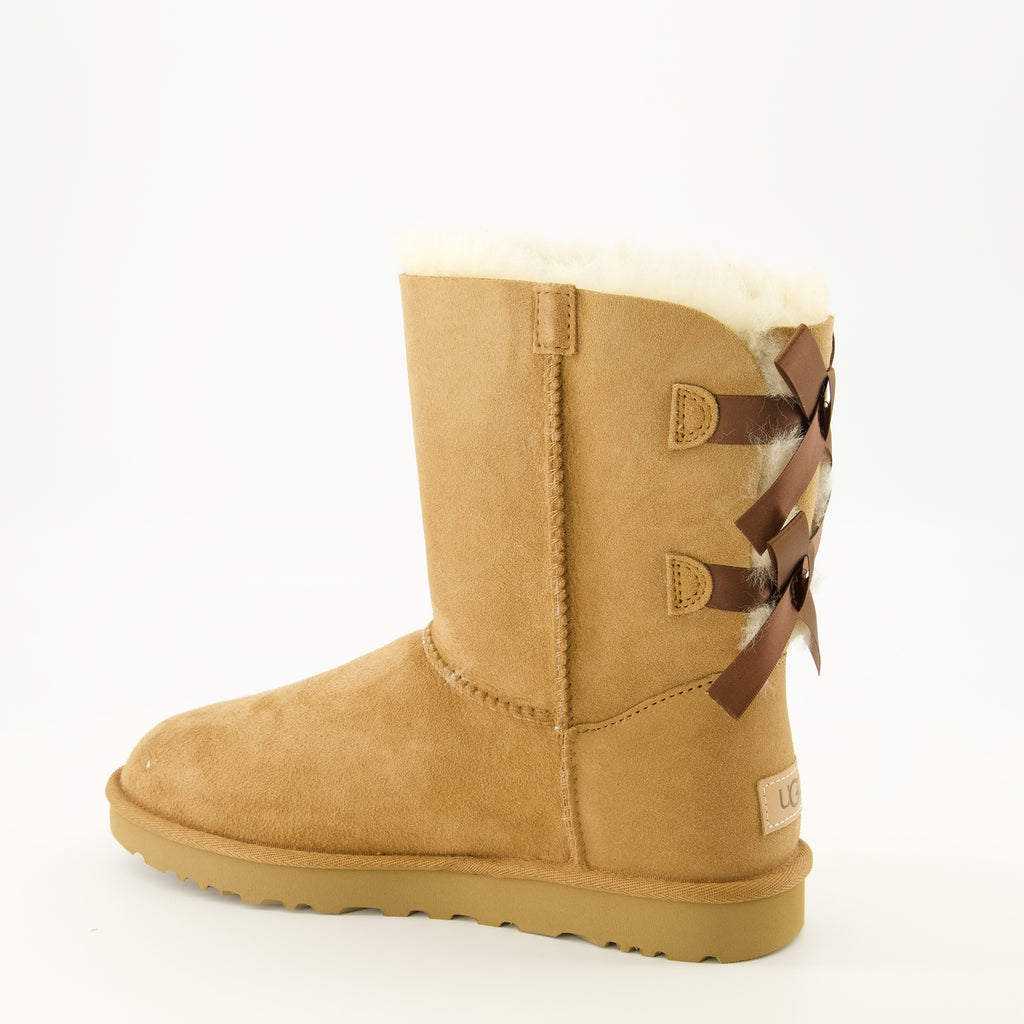 Bottes Bailey Bow II braune Stiefel Ugg Marron Femme