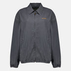 Vestes Blouson en chambray gris Miu Miu Gris Femme