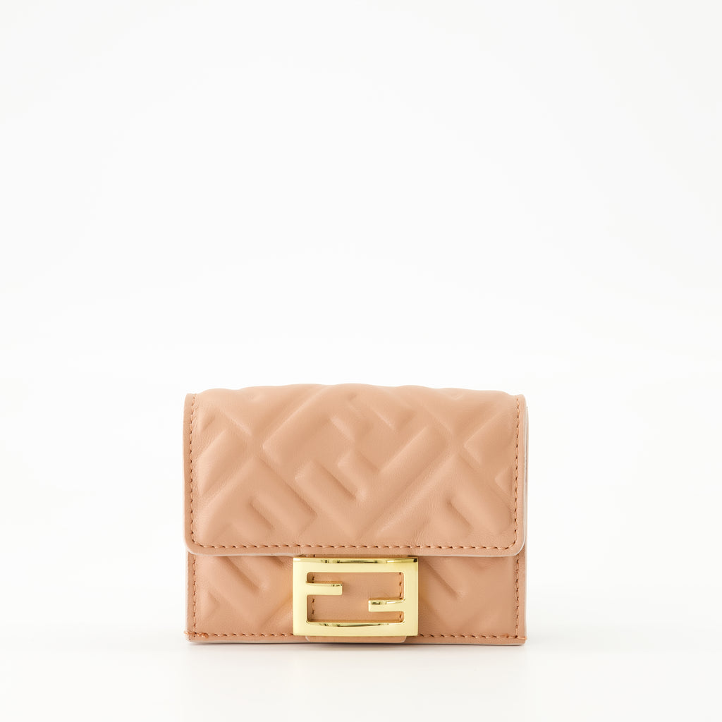 Petite maroquinerie Portefeuille Baguette Fendi Rose Femme