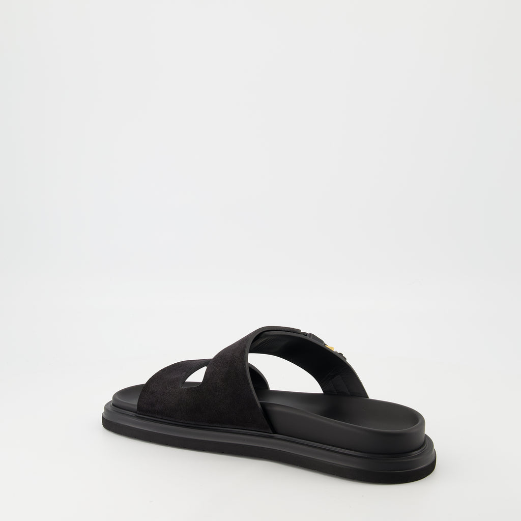 Chaussures ouvertes Aqua Sandals Dior Noir Homme