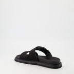Chaussures ouvertes 아쿠아 샌들 Dior Noir Homme