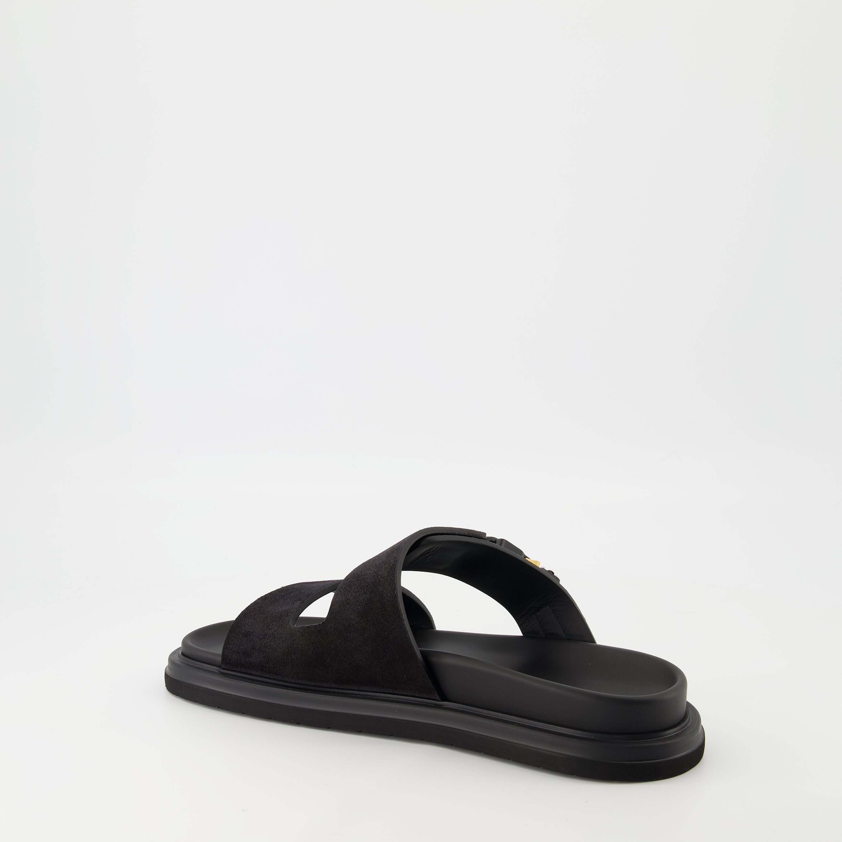 Chaussures ouvertes Sandales Aqua Dior Noir Homme