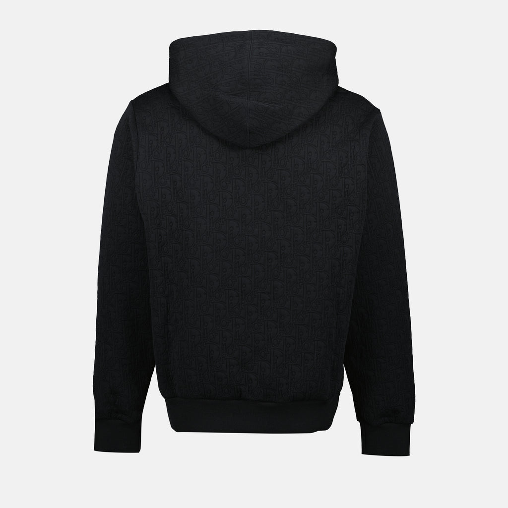 Sweatshirts Oblique Hoodie Dior Black Homme