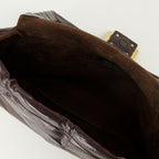 Imagen del artículo bolso Mamma Baguette de cuero marrón de la marca Fendi para mujer - Temporada Otoño-Invierno 2025 - Vista Detallada_3