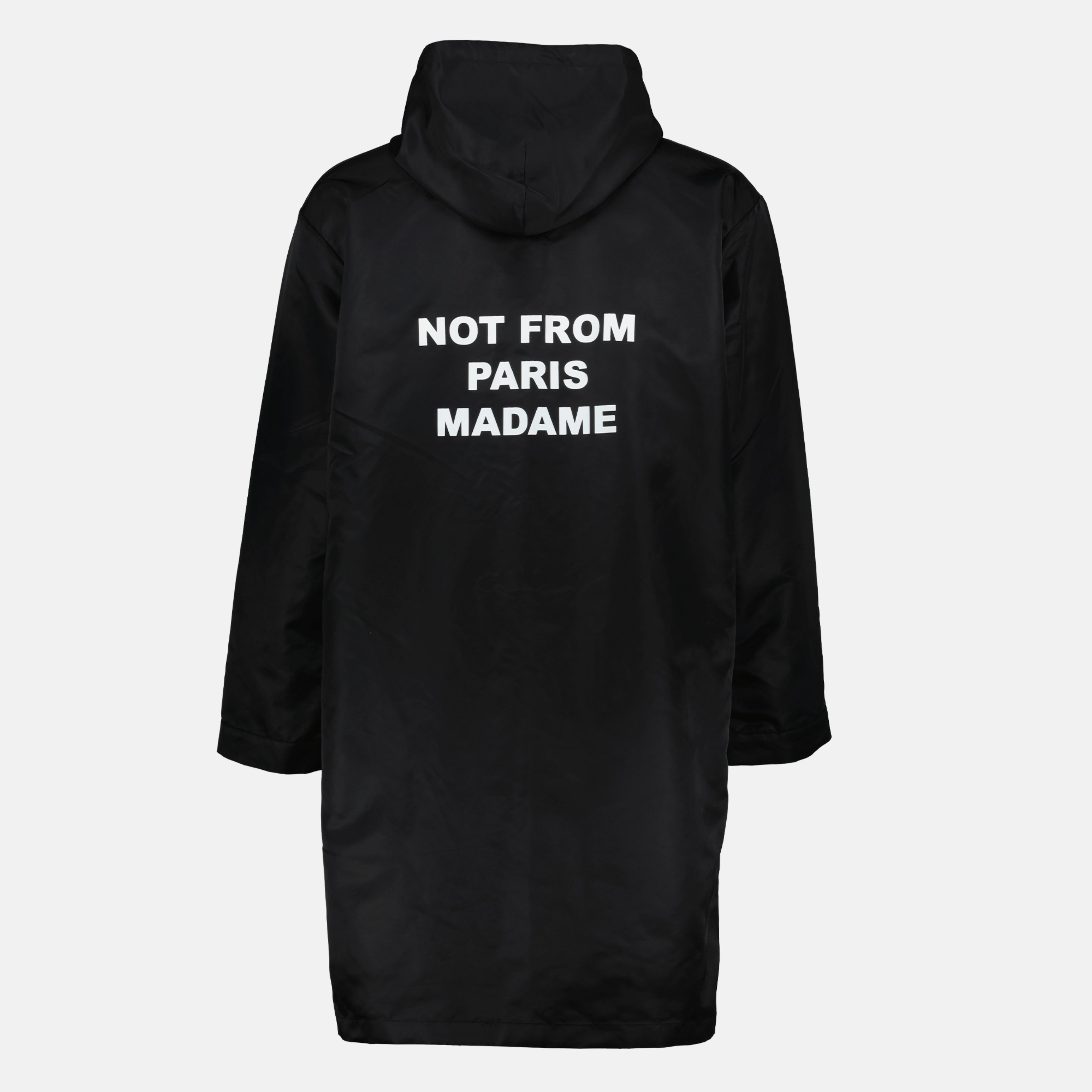 Manteaux Parka Not from Paris Madame Drole De Monsieur Noir Homme