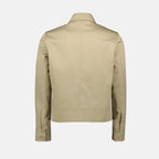 Giacche Giacca Con Zip Courrèges Beige Homme