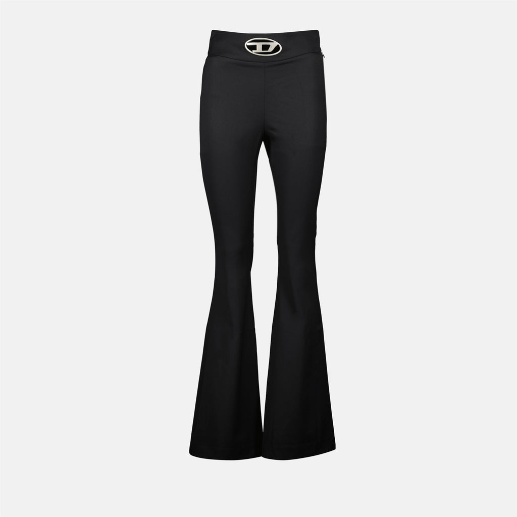 Hosen P-Erseur Flared Trousers Diesel Schwarz Femme