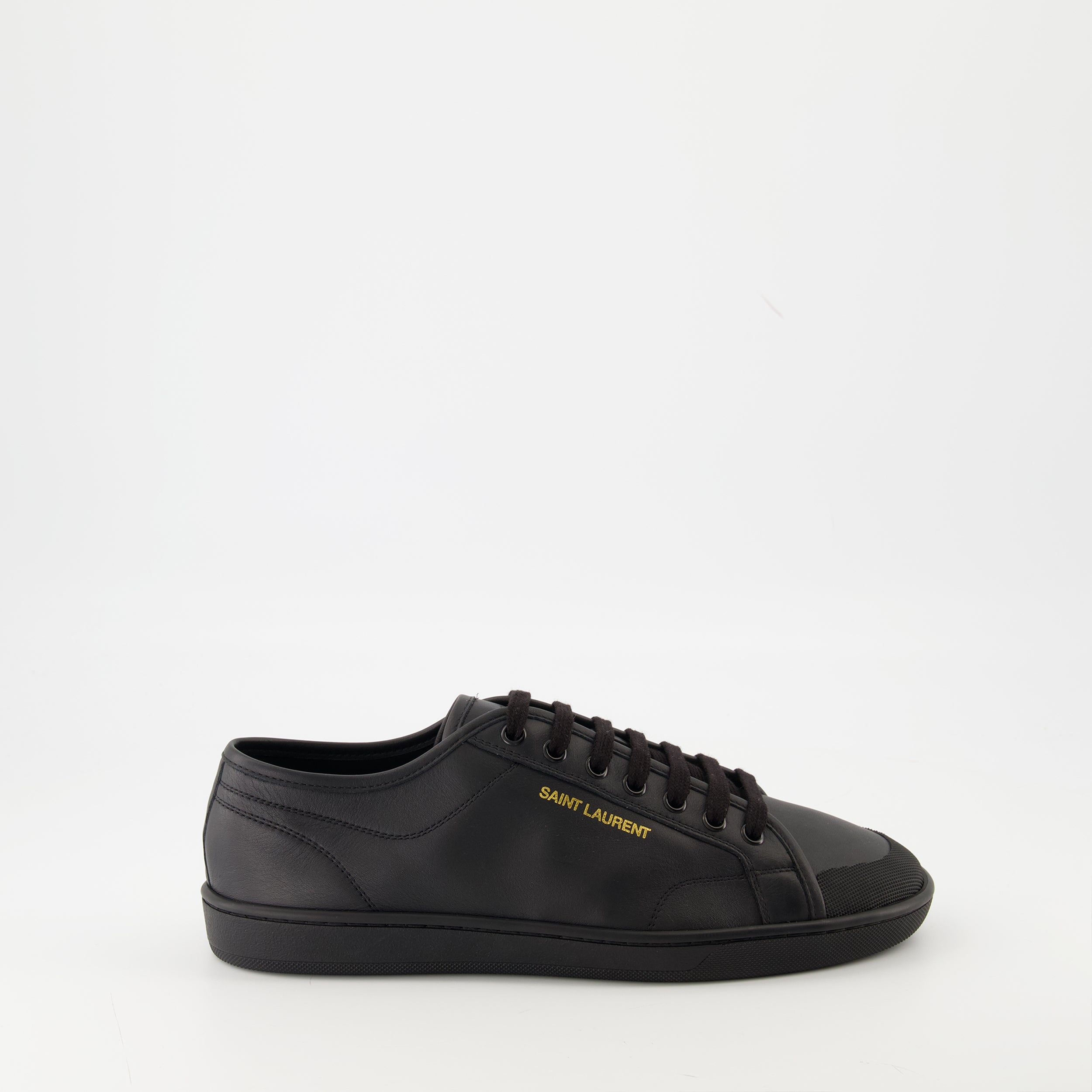 Image of the Saint Laurent Men's Gym Sneakers - Fall/Winter 2025 - Right side view