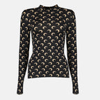 Imagen del artículo Top Jersey Moon de la marca Marine Serre para Mujer - Temporada Otoño-Invierno 2025 - Vista Frontal