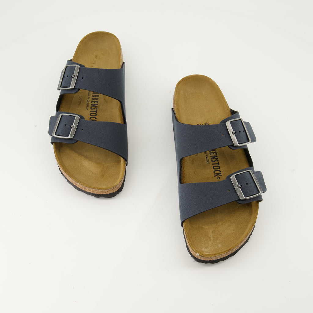 Offene schuhe Arizona Sandalen Birkenstock Dunkelblau Homme