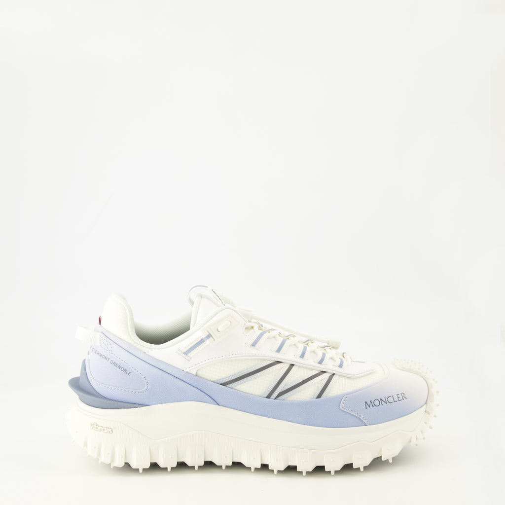 Image of the Moncler Men's Trailgrip Blue Sneakers - Spring-Summer 2026 - Right side view