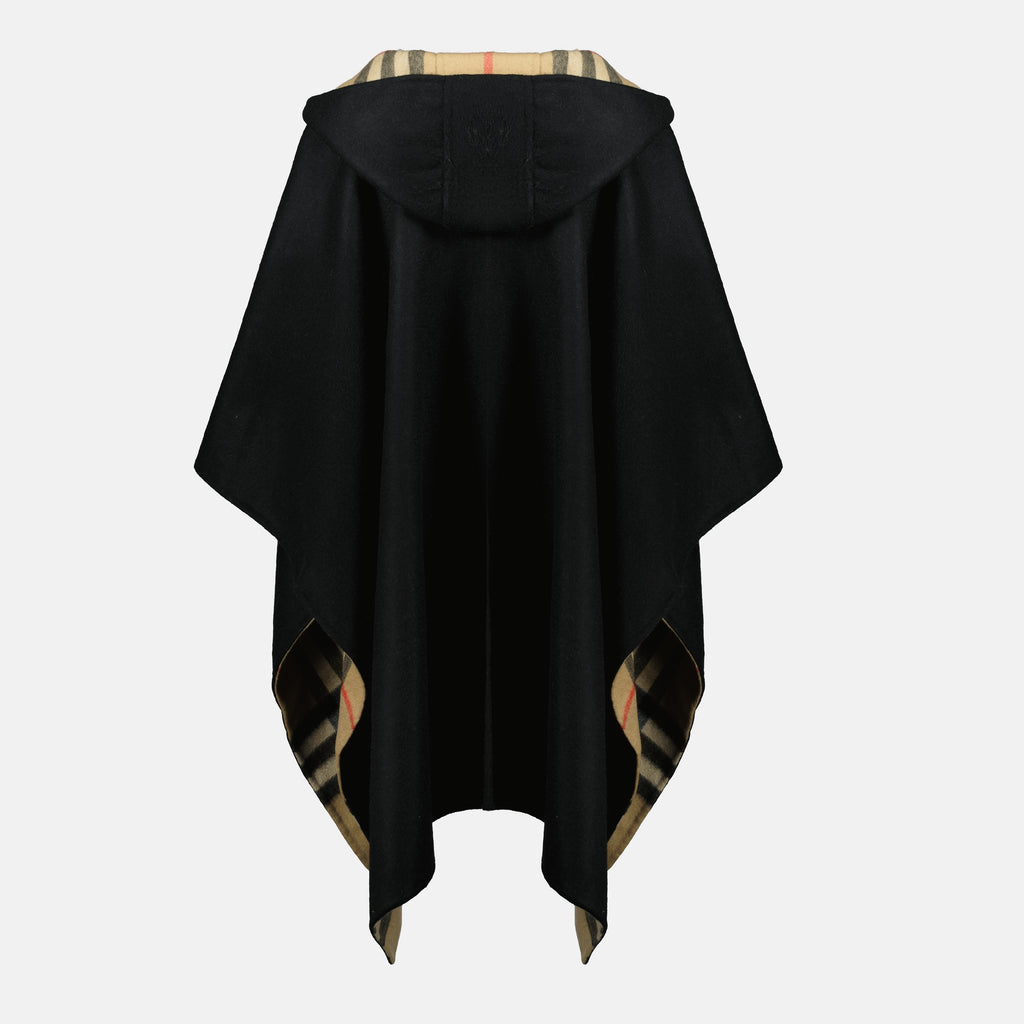 Imagem da capa em cachemira da Burberry para Unisex - Temporada Outono-Inverno 2025 - Vista Traseira