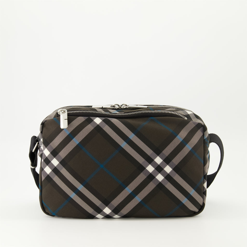 Sacs bandoulière Sac à carreaux Check Burberry Marron Homme