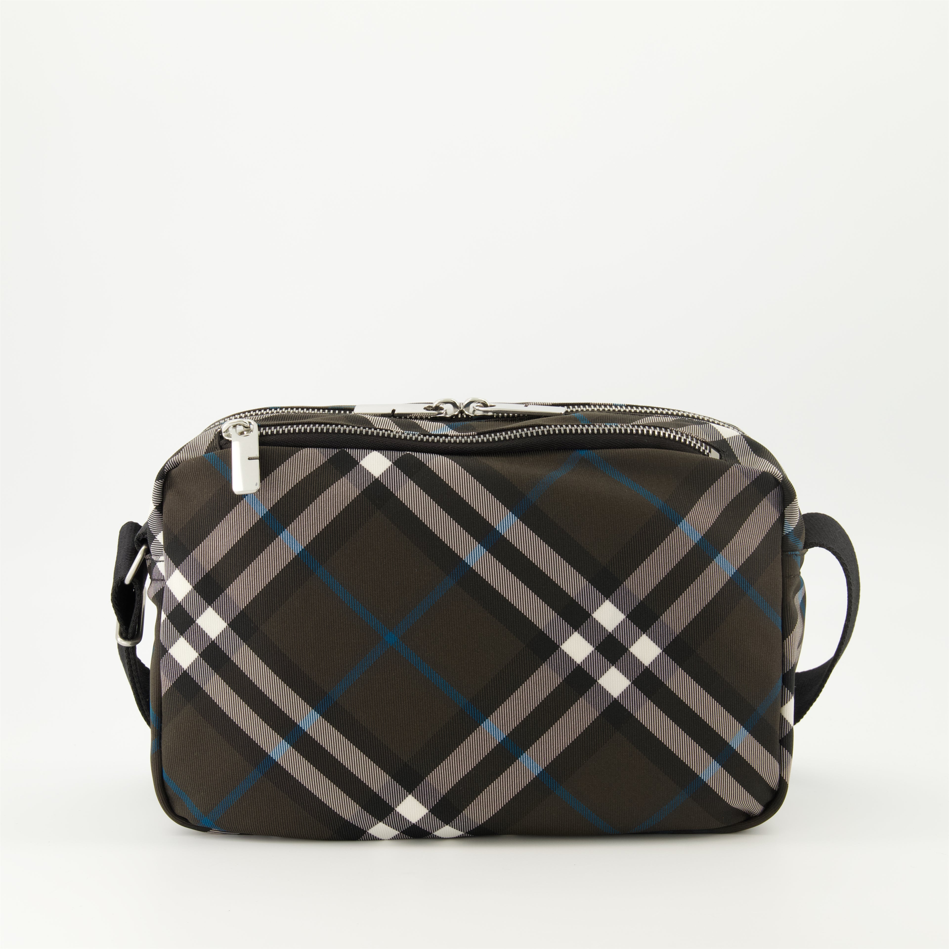 Sacs bandoulière Sac à carreaux Check Burberry Marron Homme