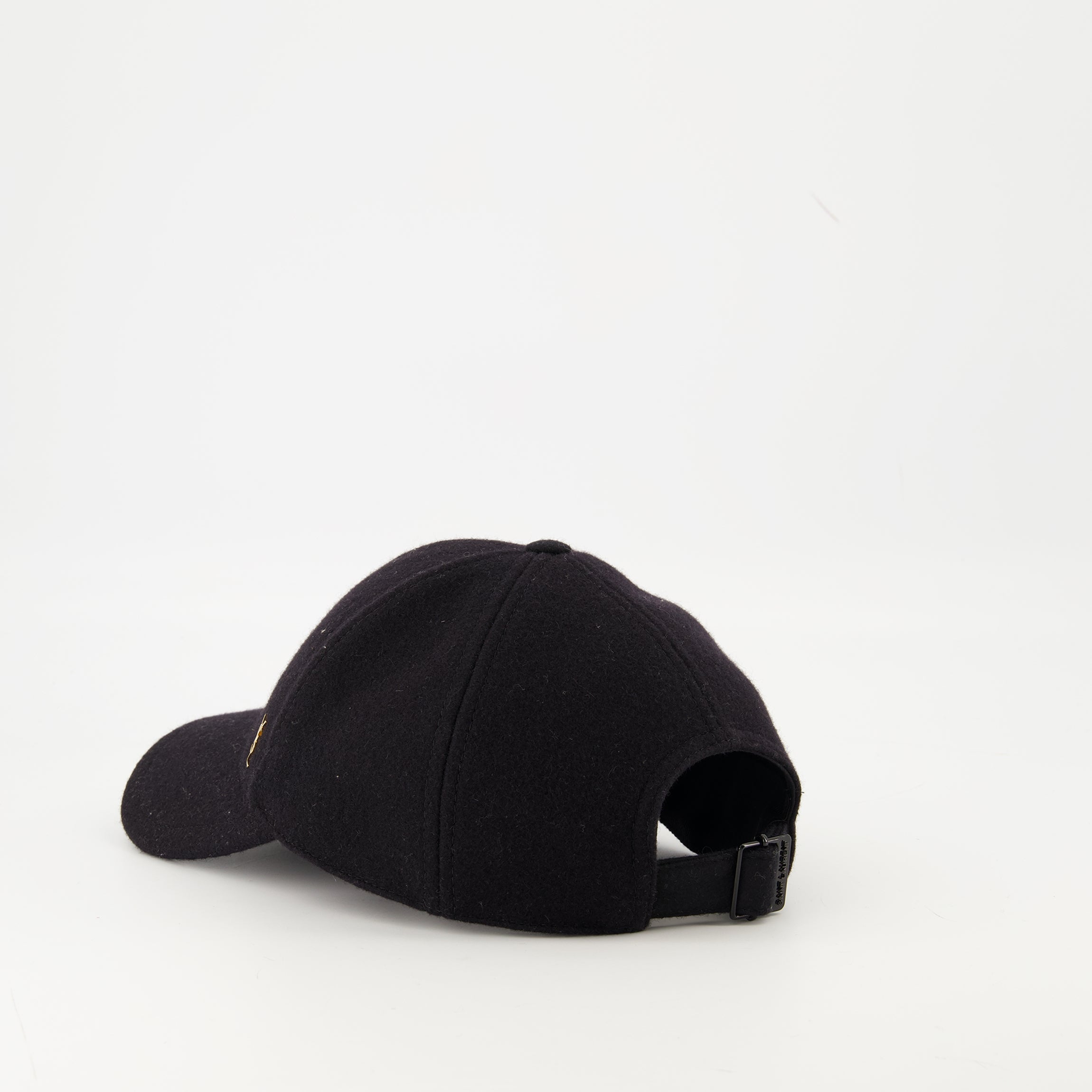 Image de l'article Casquette en velours de la marque Saint Laurent pour Unisex - Saison Automne-Hiver 2025 - Vue détaillée_2