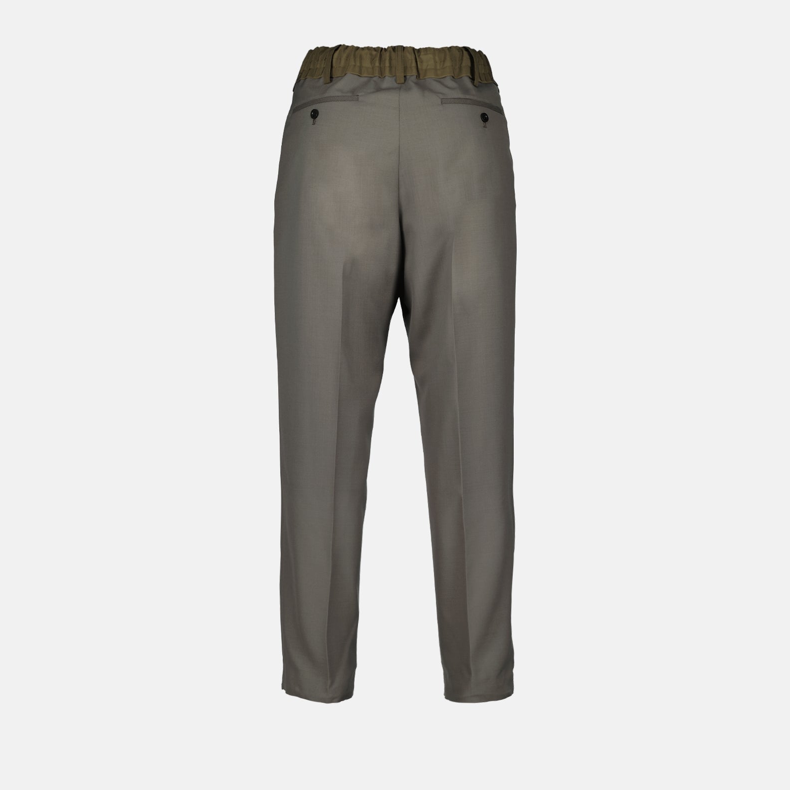 Hosen Faltenhose Sacai Khaki Homme