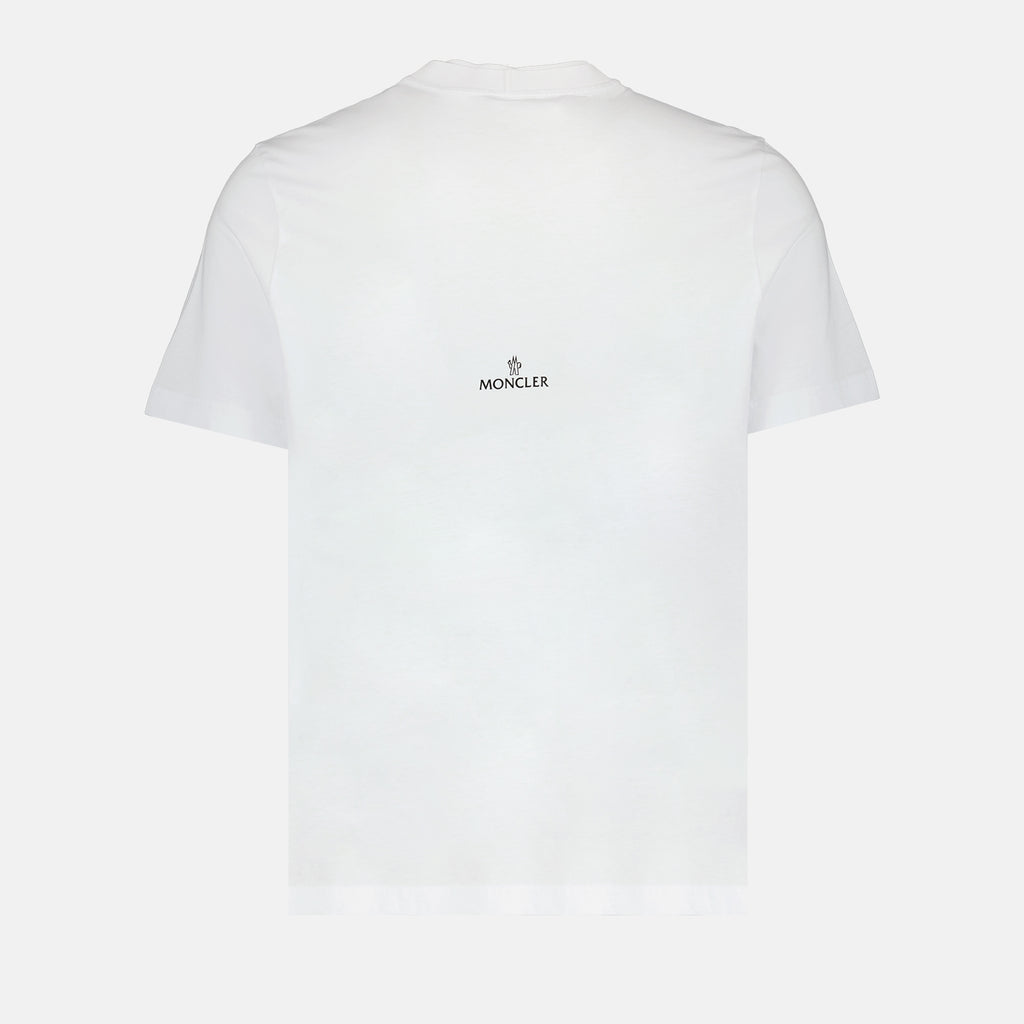 T-shirt T-shirt con Logo Moncler Bianco Homme