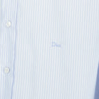 Image de l'article Chemise à rayures bleu clair en coton de la marque Dior pour Homme - Saison Printemps-Été 2026 - Vue détaillée_1