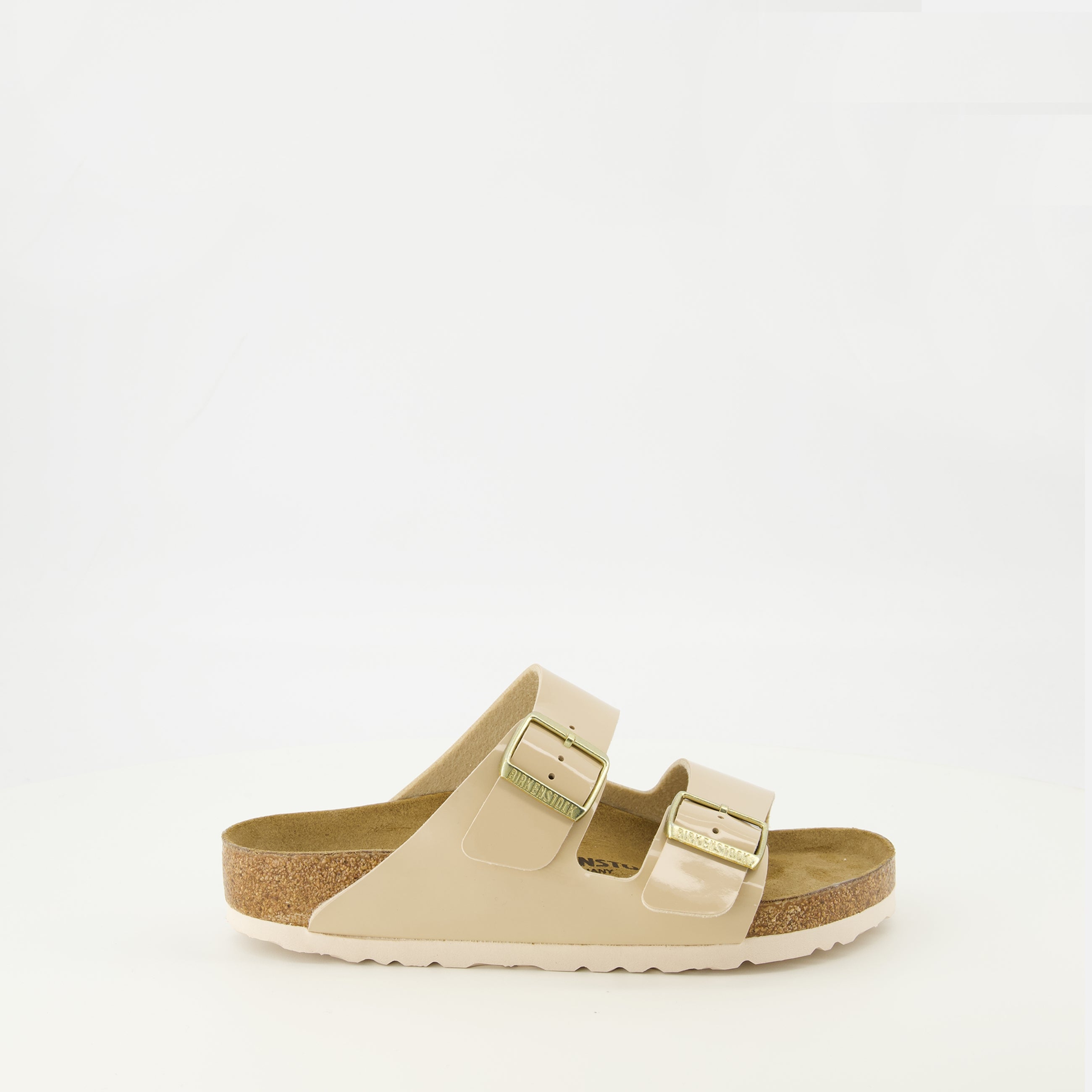 Image of the Birkenstock Arizona Beige Sandals for Unisex - Spring-Summer 2026 - Right Side View