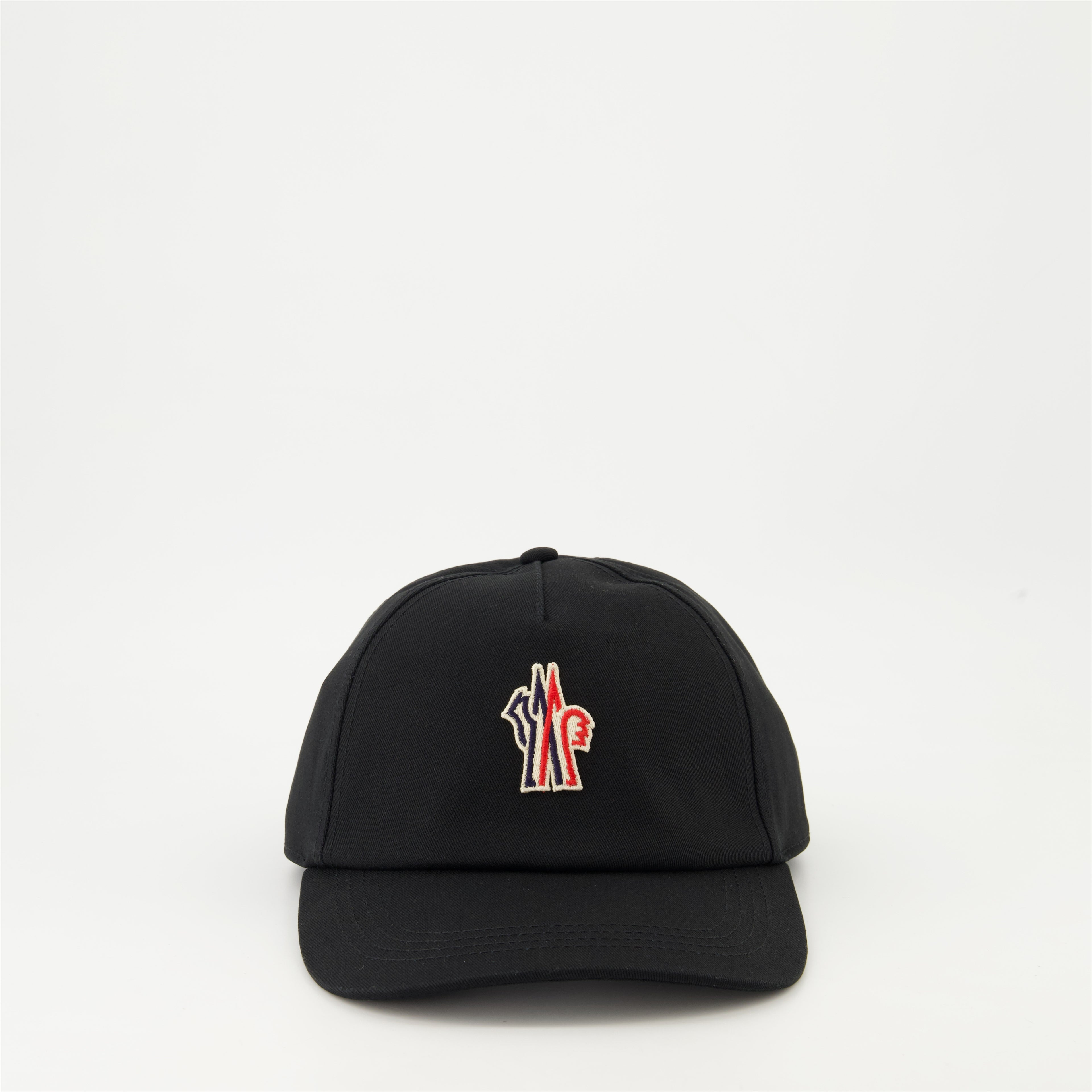 Hüte, caps und beanies Grenoble Schwarze Kappe Moncler Grenoble Schwarz Homme