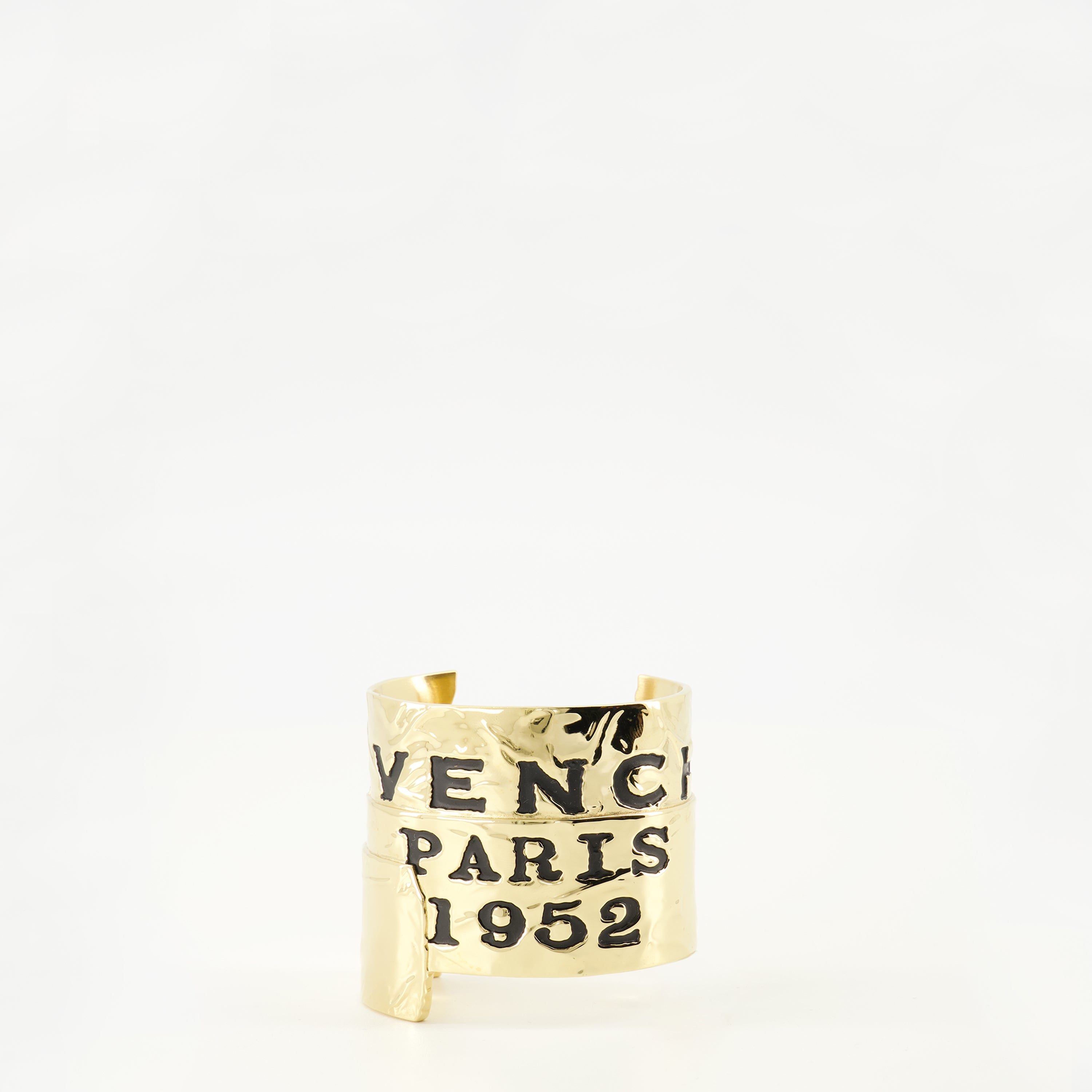 Image de l'article Manchette Givenchy Tape doré de la marque Givenchy pour Femme - Saison Automne-Hiver 2025 - Vue de Face