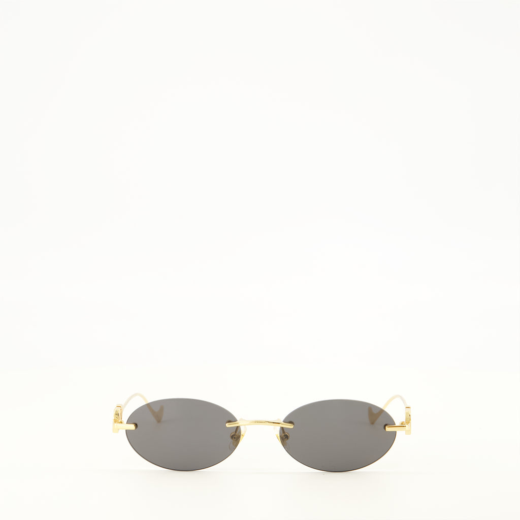 Lunettes Geometric Metal Glasses Valentino Garavani Doré Femme