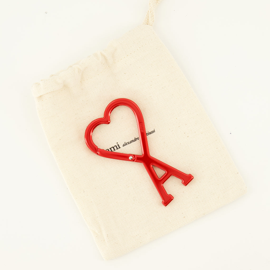 Lifestyle Porte-clés mousqueton AMI de coeur rouge Ami PARIS Rouge Unisexe