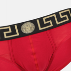 Intimo e homewear Slip Greca Versace Rosso Homme