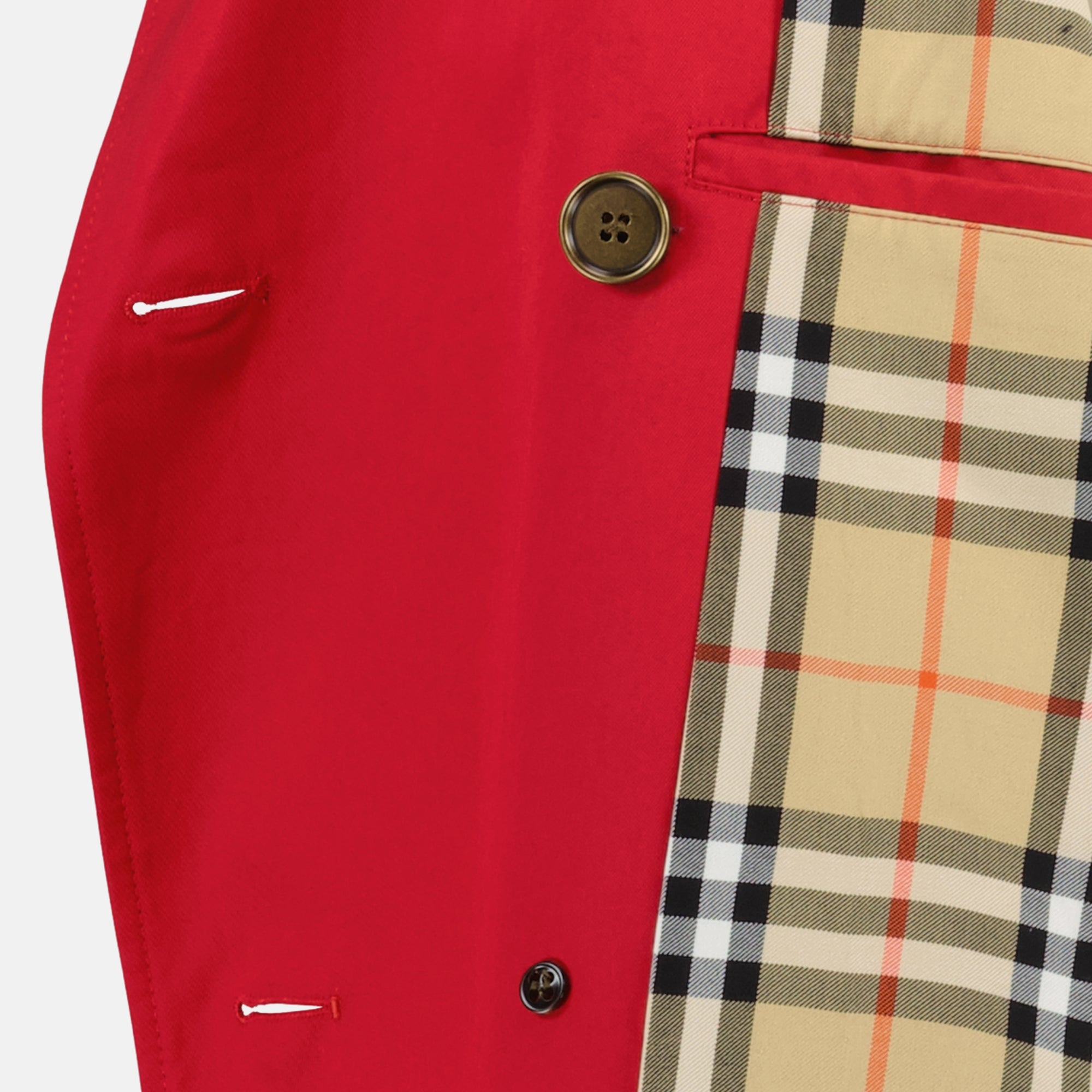 Manteaux Trench Castleford Burberry Rouge Femme