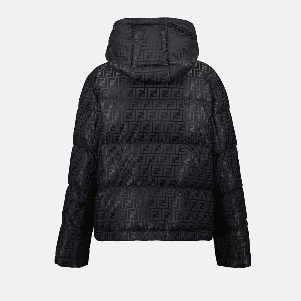 Cappotti FF Down Jacket Fendi Nero Femme