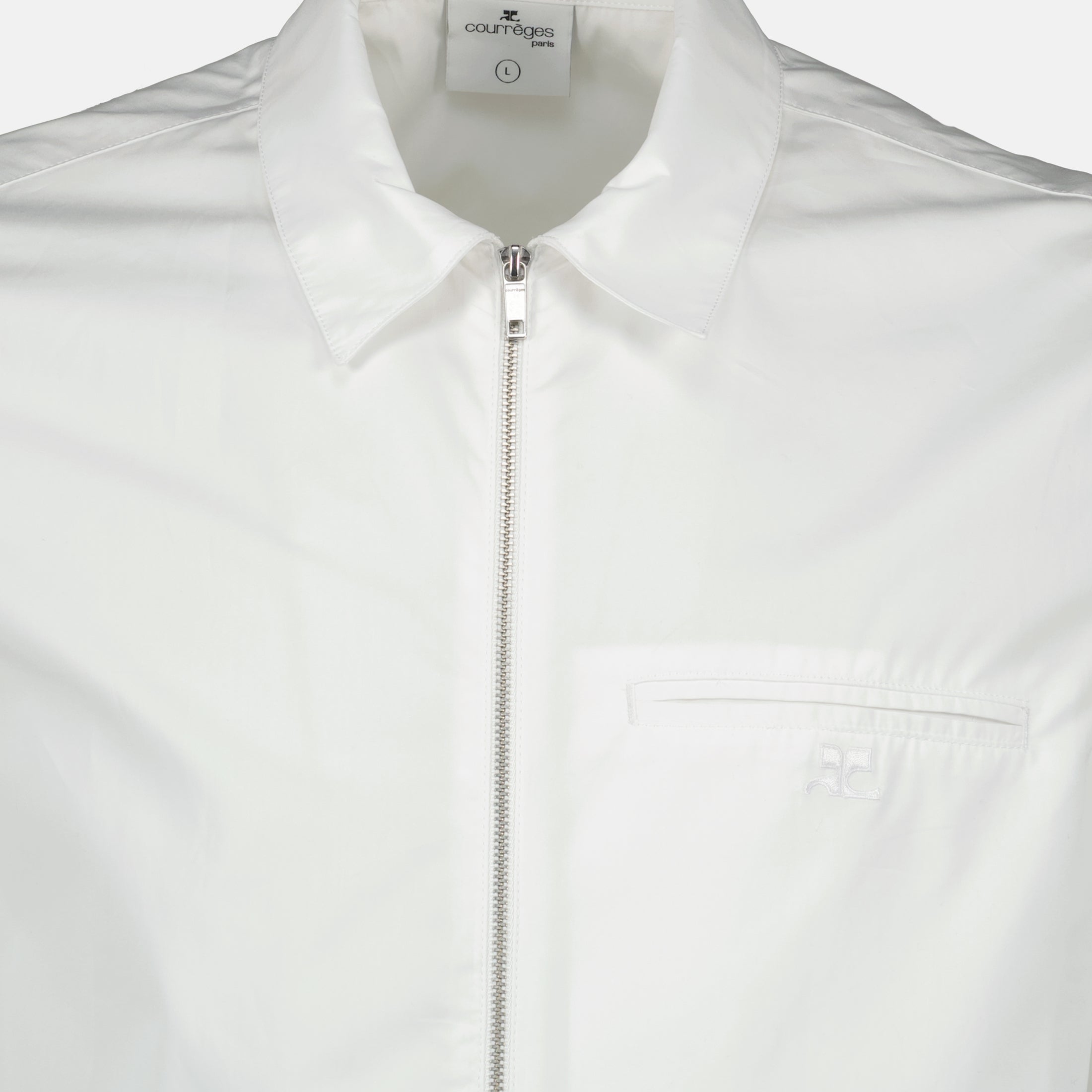 Shirts Zip-up Shirt Courrèges White Homme