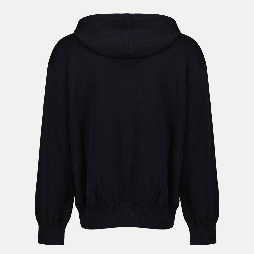 Vestes Zipped cashmere sweatshirt in blue Fendi Bleu foncé Homme