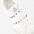 Sneaker Rockstud Plattform Sneakers Valentino Garavani Weiß Femme