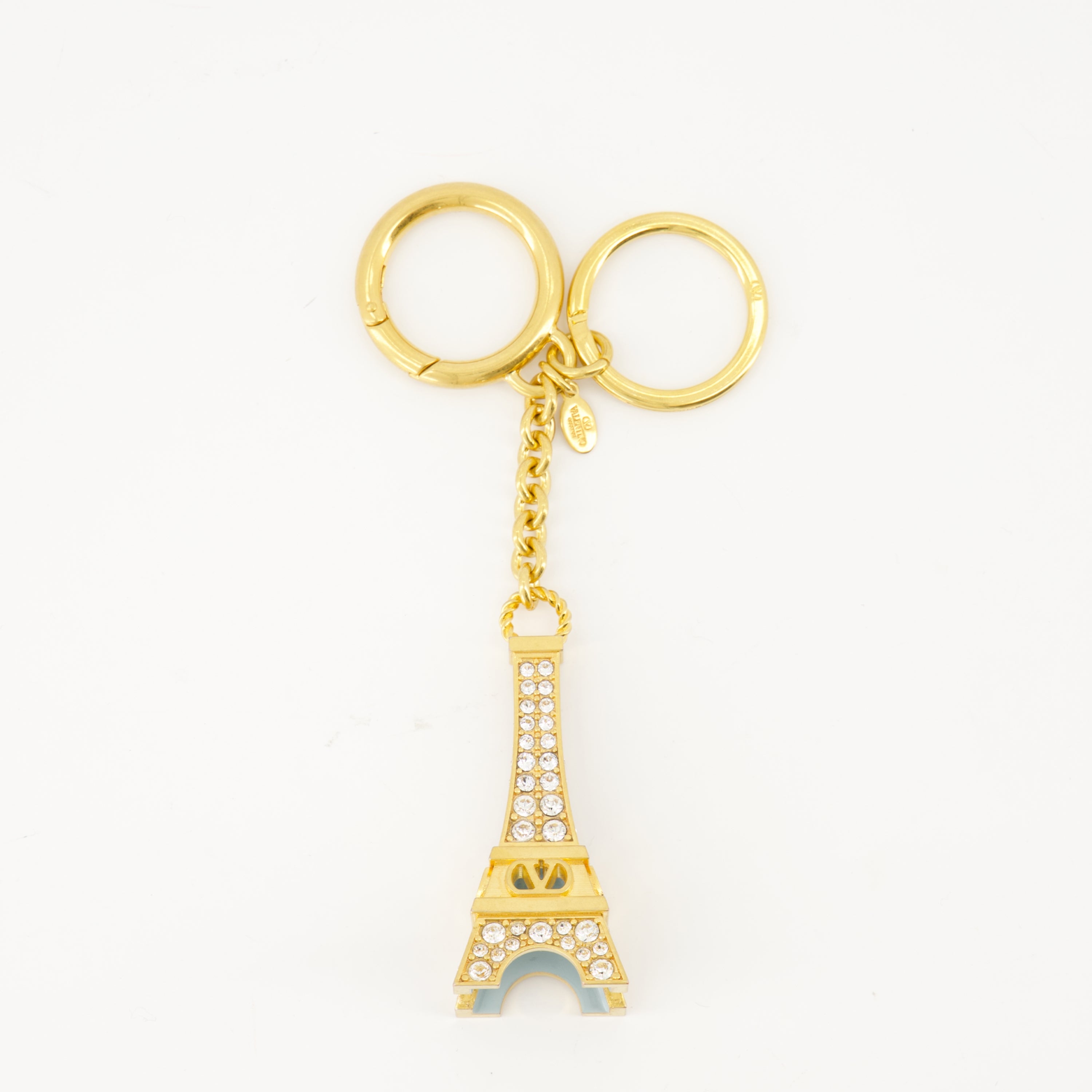 Lifestyle Eiffel Tower Keychain Valentino Garavani Doré Femme