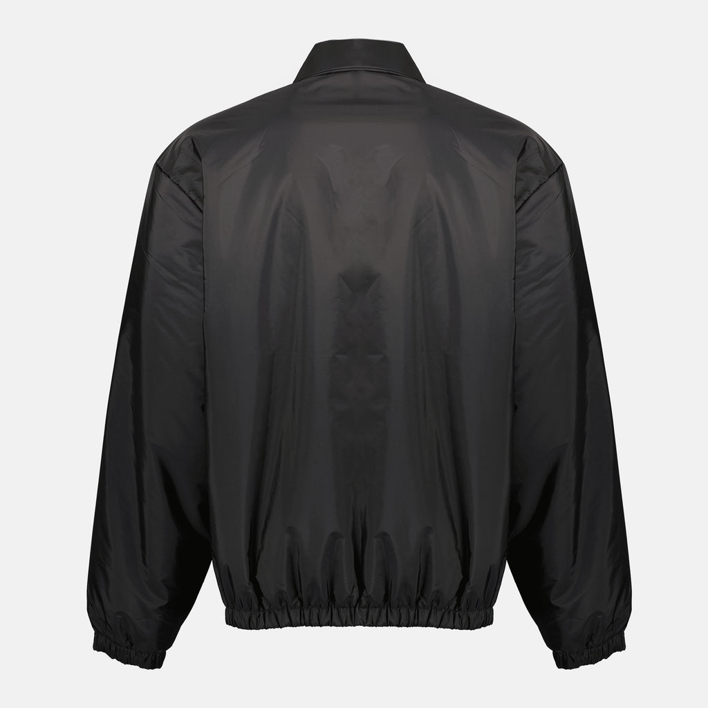 Image de l'article Blouson en Re-Nylon noir de la marque Prada pour Homme - Saison Printemps-Été 2026 - Vue de Dos