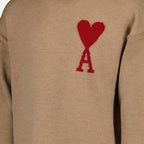 Maille Col roulé Ami de coeur Ami PARIS Marron Unisexe