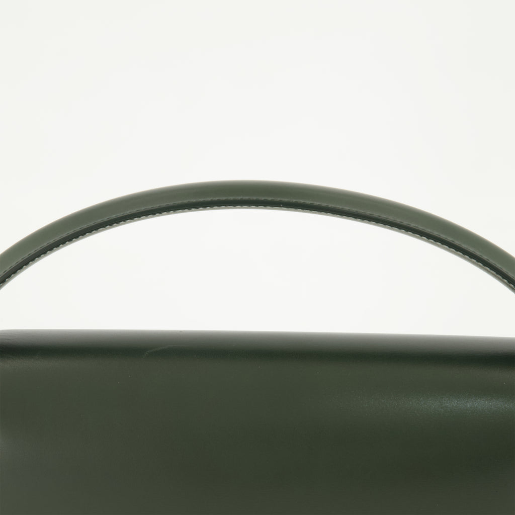 Sacs à main et épaule Dark Green Leather Voltaire Bag Saint Laurent Vert Femme