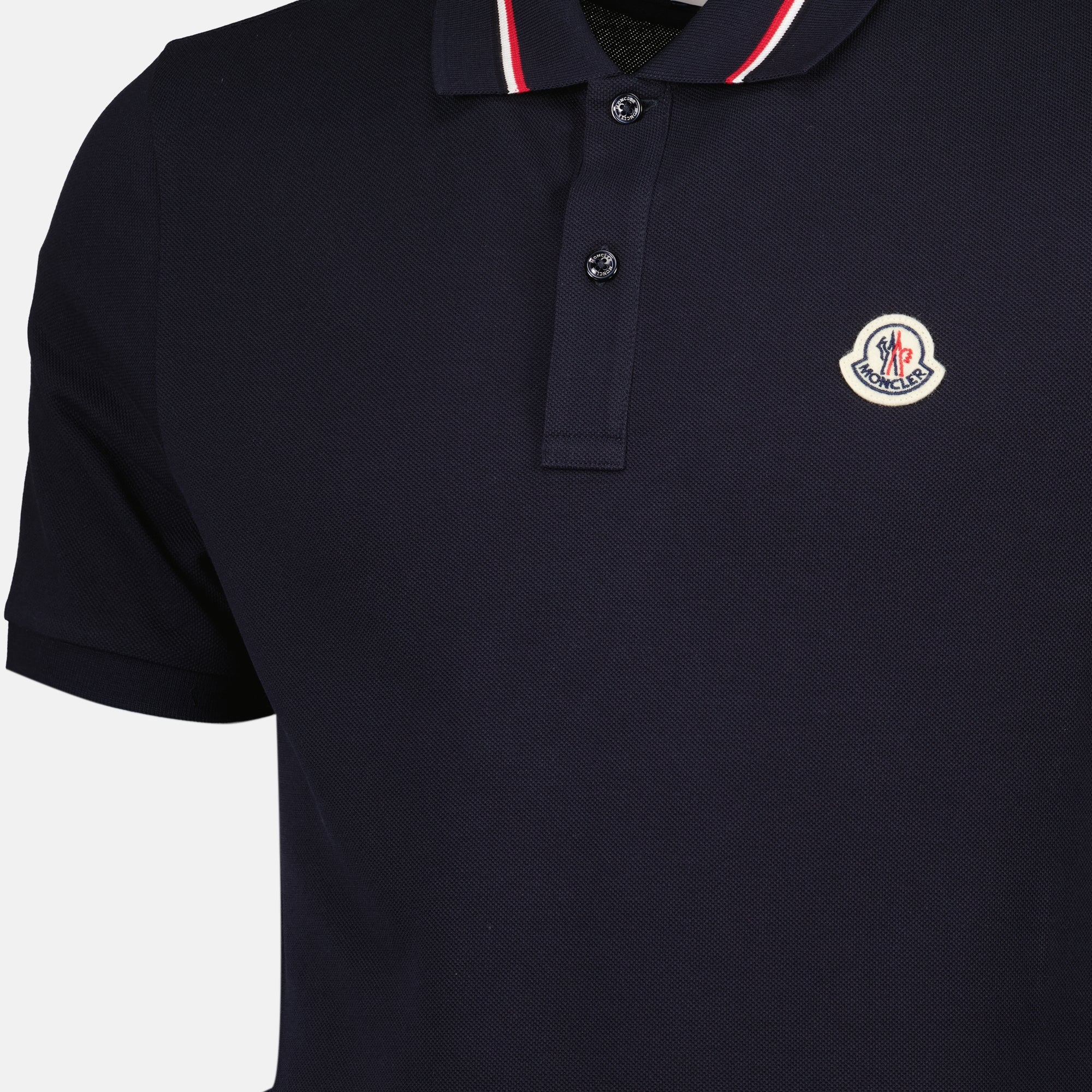 Polo shirts Polo à logo Moncler Dark blue Homme