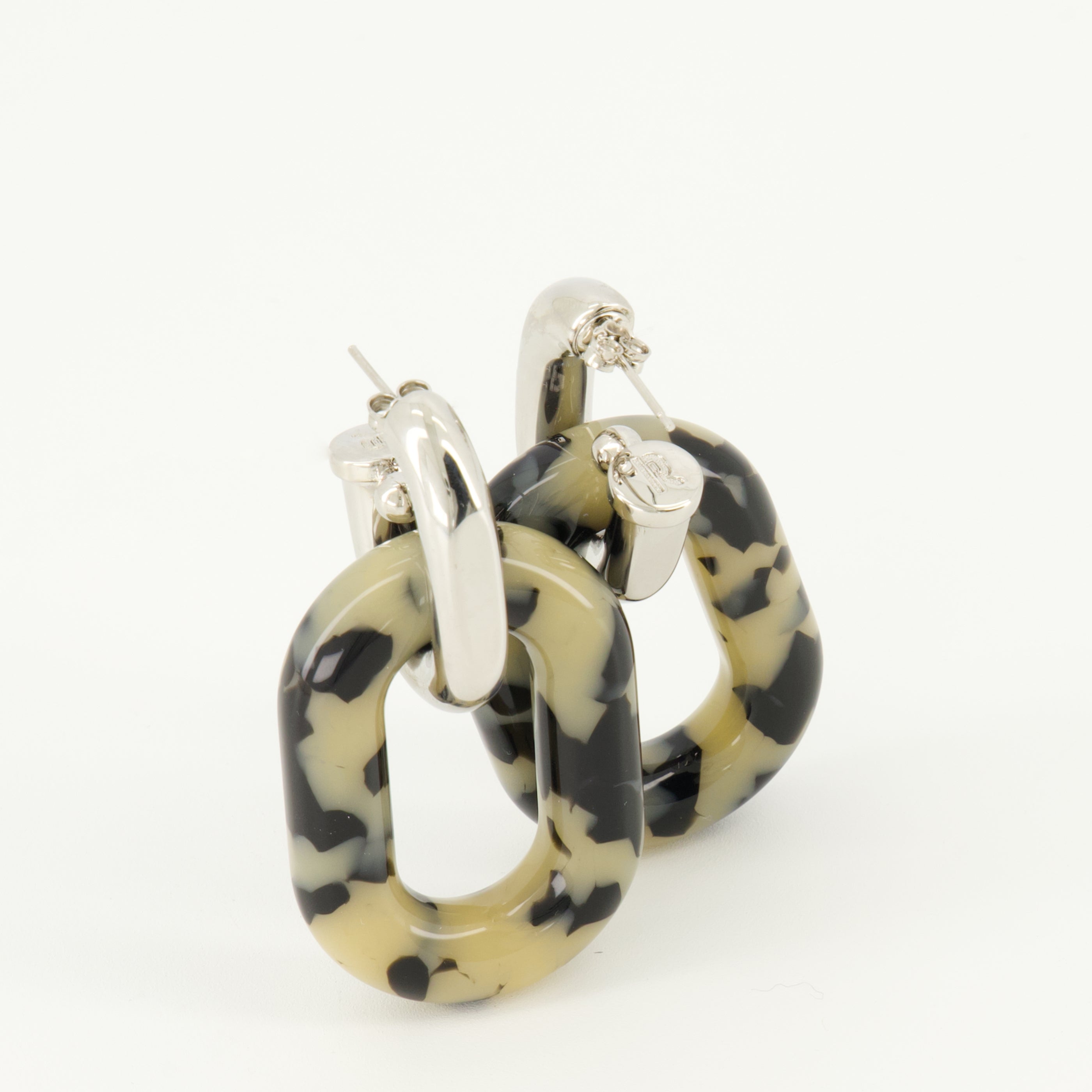 Image de l'article Boucles d'oreilles XL Link à imprimé de la marque Rabanne pour Femme - Saison Printemps-Été 2026 - Vue détaillée_2