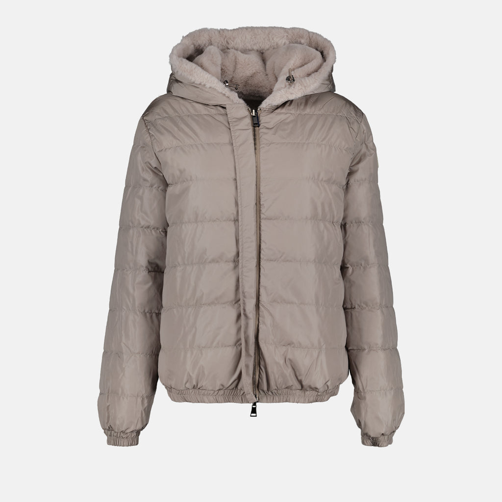 Casacos Doudoune Coche Moncler Cinza Femme