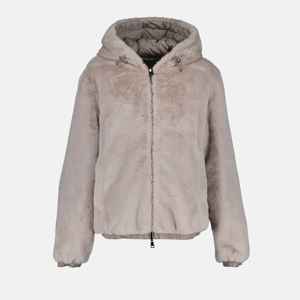 Casacos Doudoune Coche Moncler Cinza Femme